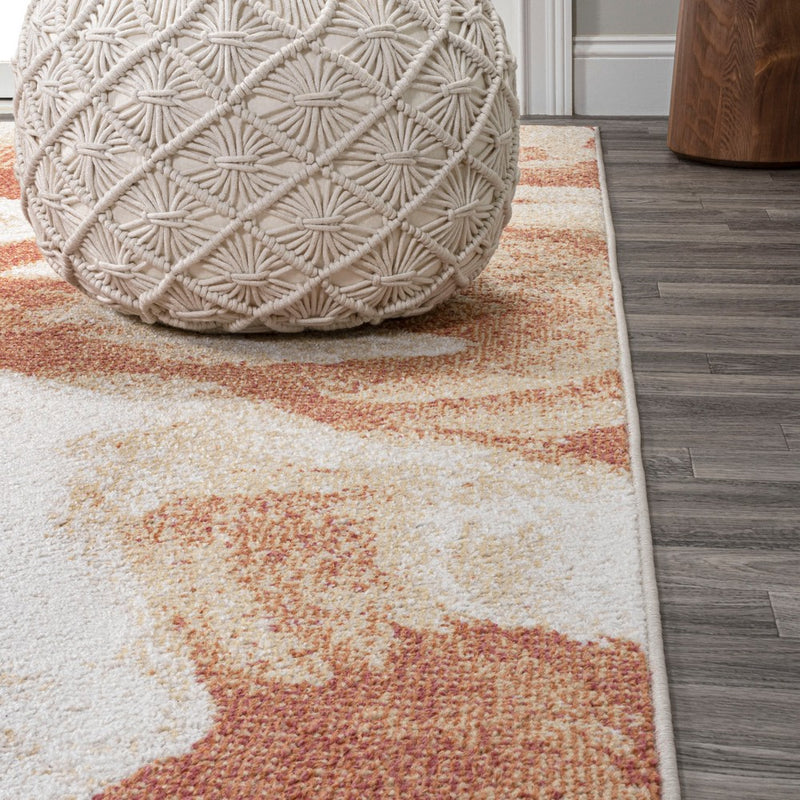 Petalo Abstract Two-tone Modern Area Rug