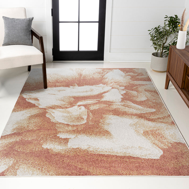 Petalo Abstract Two-tone Modern Area Rug