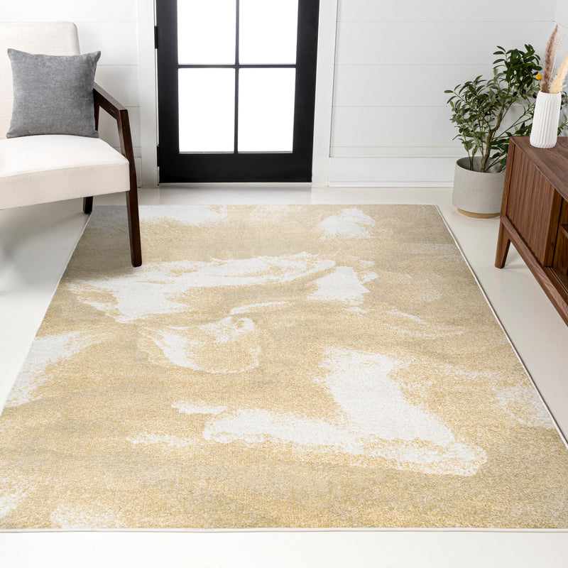 Petalo Abstract Two-tone Modern Area Rug
