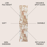 Marmo Abstract Marbled Modern Area Rug