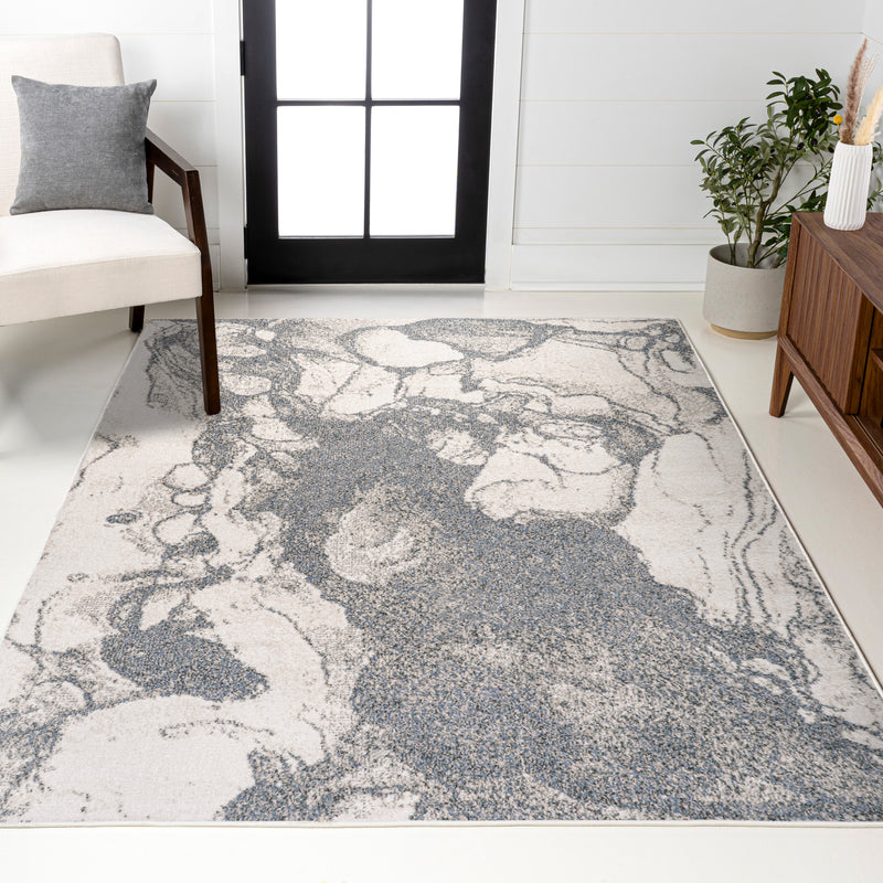 Marmo Abstract Marbled Modern Area Rug