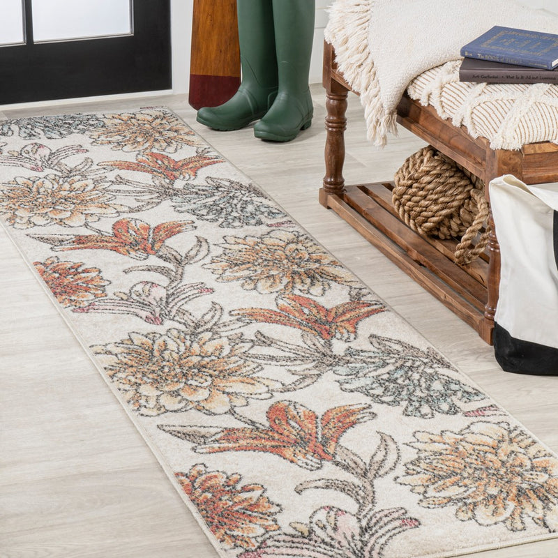 Giglio Modern Botanical Flower Area Rug