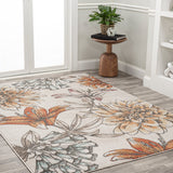 Giglio Modern Botanical Flower Area Rug