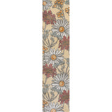 Dizi Modern Botanical Wildflower  Area Rug
