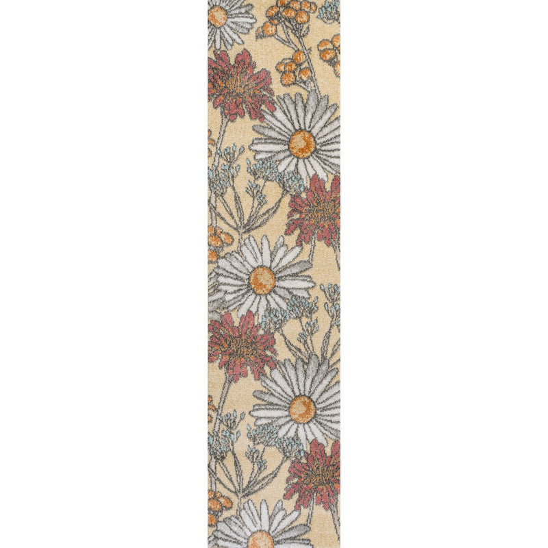 Dizi Modern Botanical Wildflower  Area Rug