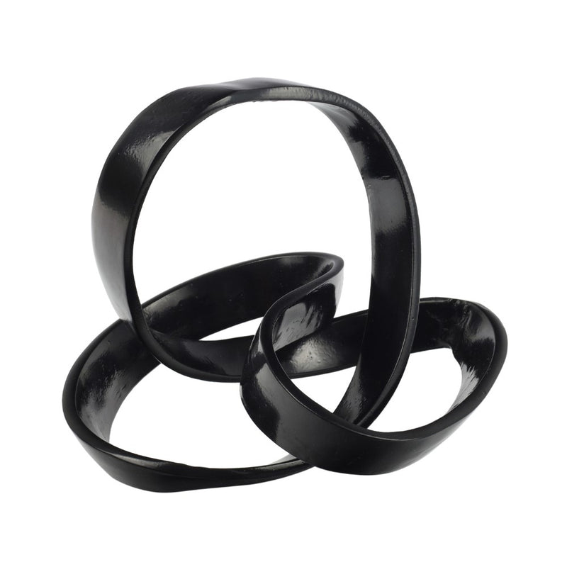 Chamberlain 7" Aluminum Abstract Knot Decorative Sculpture