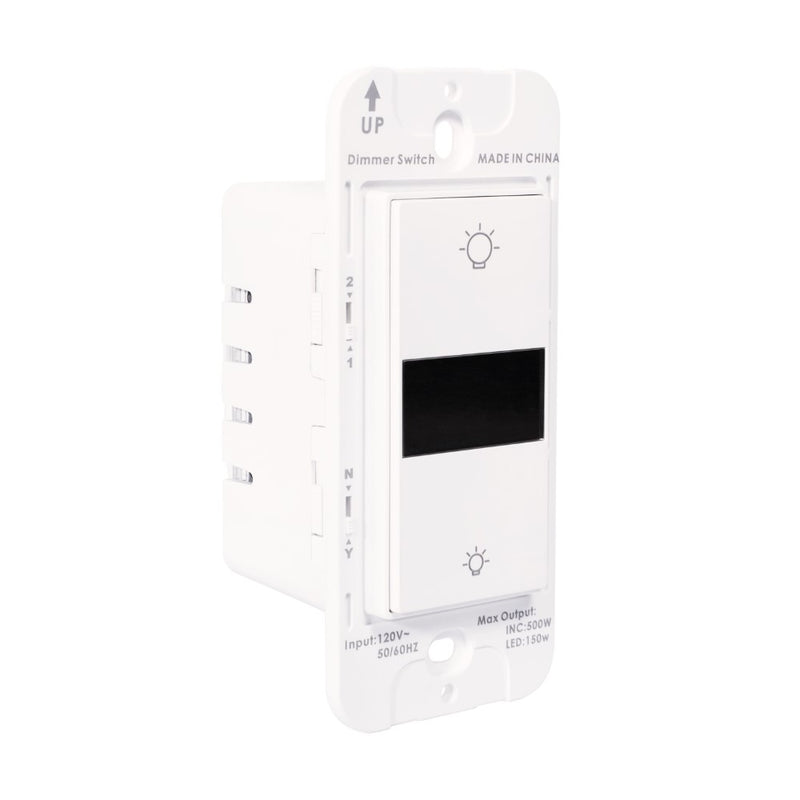 Smart Lighting LED Display Dimmer Switch - WiFi Remote App Control; Compatible with Alexa and Google Home Assistant - JONATHAN Y