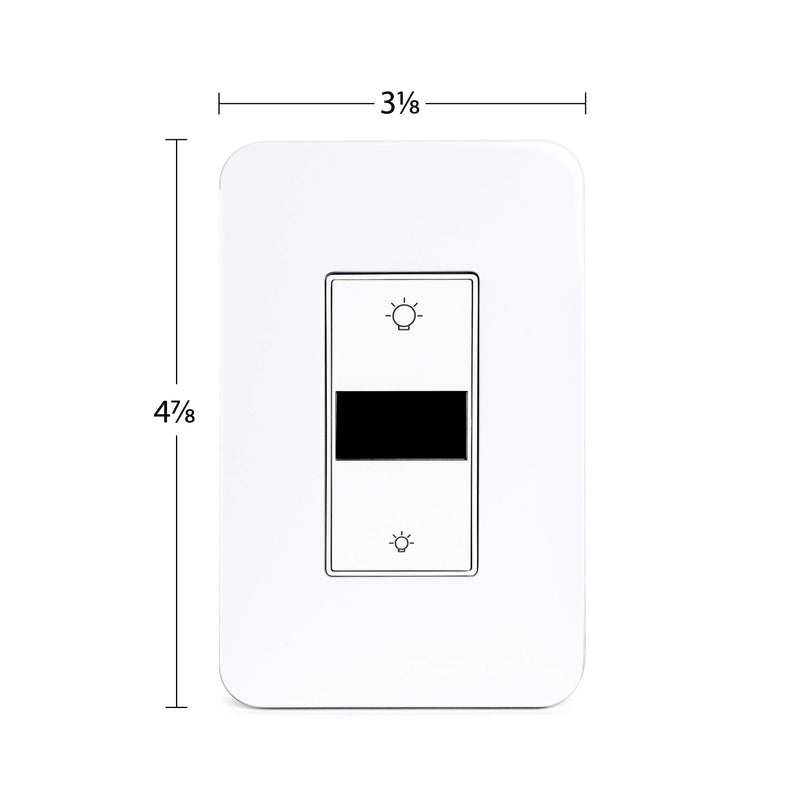 Smart Lighting LED Display Dimmer Switch - WiFi Remote App Control; Compatible with Alexa and Google Home Assistant - JONATHAN Y