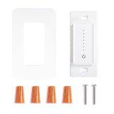 Smart Lighting Touch/Slide Dimmer Switch - WiFi Remote App Control; Compatible with Alexa and Google Home Assistant - JONATHAN Y