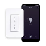 Smart Lighting Touch/Slide Dimmer Switch - WiFi Remote App Control; Compatible with Alexa and Google Home Assistant - JONATHAN Y