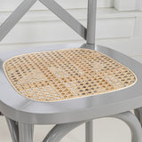 Cassis Traditional X-Back Wood Rattan Dining Chair - JONATHAN Y