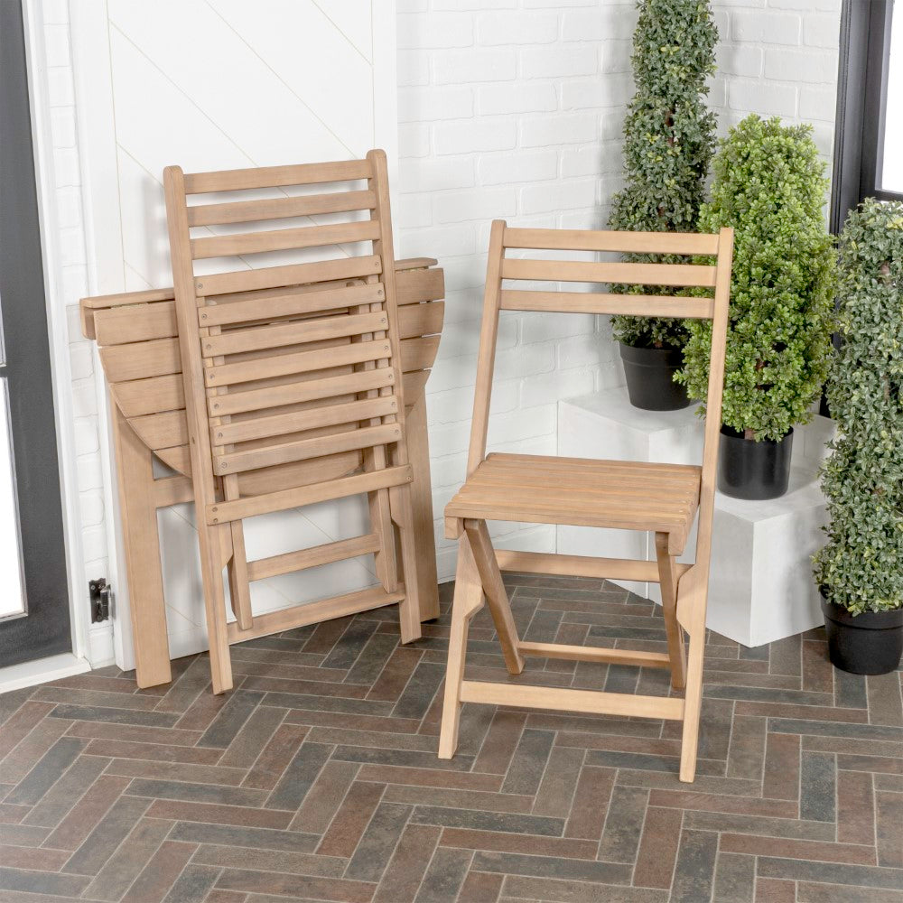 JONATHAN Y | Cadiz Classic French Country 3-Piece Acacia Wood Half