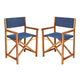 Blue/Teak Brown (Set of 2)