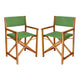 Green/Teak Brown (Set of 2)