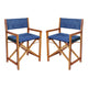Blue/Teak Brown (Set of 2)