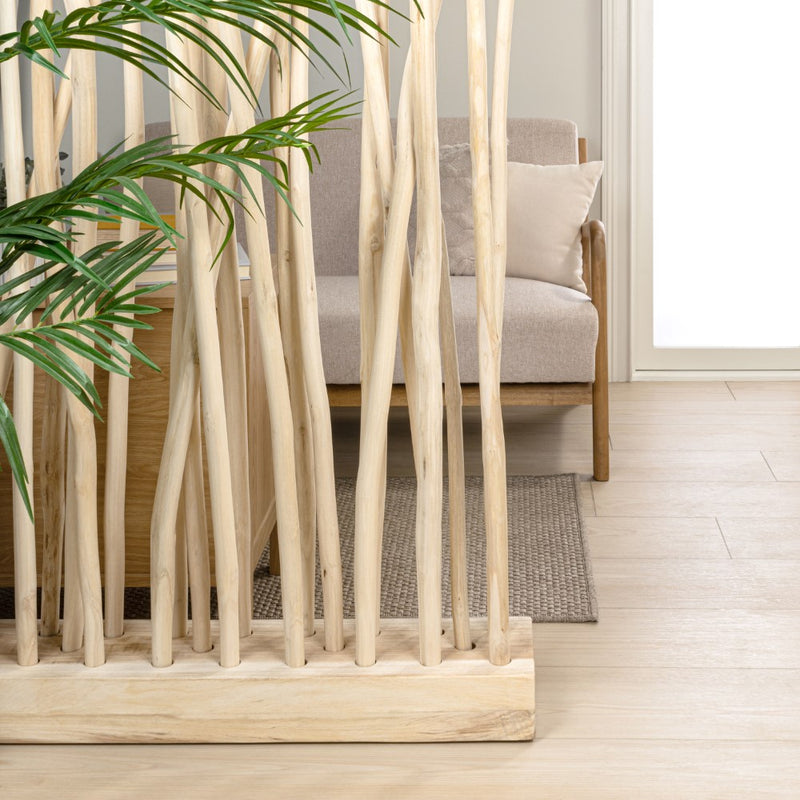 tranquil-39w-x-68h-coastal-bohemian-handcrafted-teak-branch-single-panel-room-divider