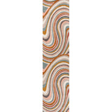 Flow Abstract Swirl Area Rug
