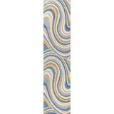 Flow Abstract Swirl Area Rug
