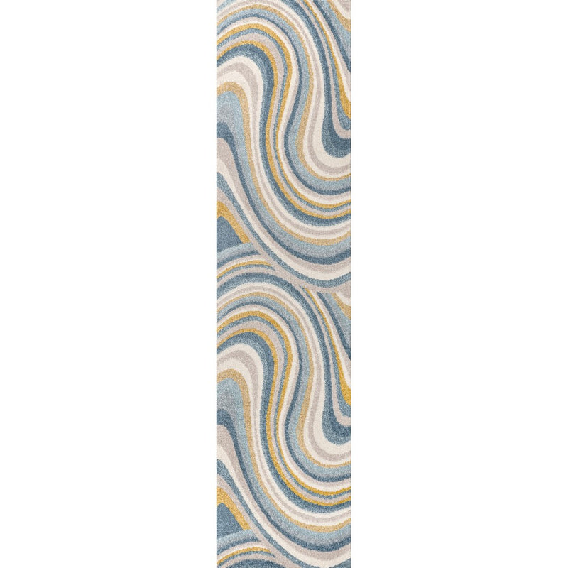 Flow Abstract Swirl Area Rug