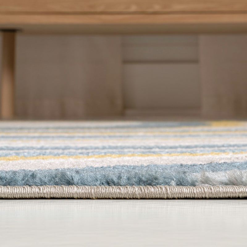 Flow Abstract Swirl Area Rug