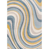 Flow Abstract Swirl Area Rug