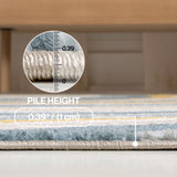Flow Abstract Swirl Area Rug