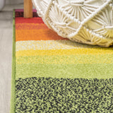 Prism Geometric Striped Area Rug
