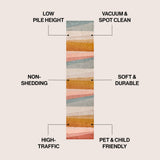 Prism Geometric Striped Area Rug