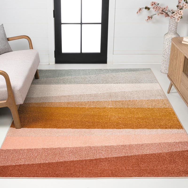 Prism Geometric Striped Area Rug