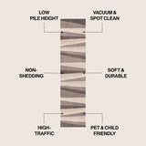 Prism Geometric Striped Area Rug