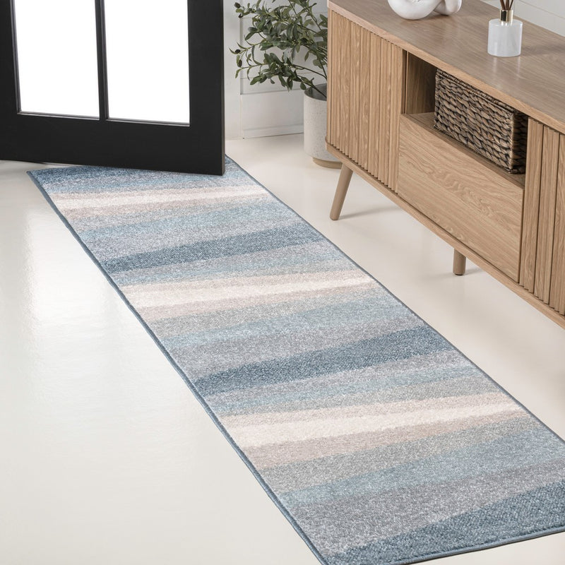 Prism Geometric Striped Area Rug