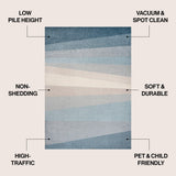 Prism Geometric Striped Area Rug
