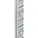 Retro Rainbow Contemporary Stripe Area Rug