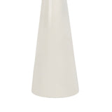 Oliver 22.25" Mid-Century Glam Retro Metal Drink Table with Marble Top