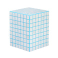 White/Neon Blue