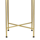 Sterling 26.25" Industrial Classic Metal Foldable Rectangular End Table and Side Table with Removable Tray Top