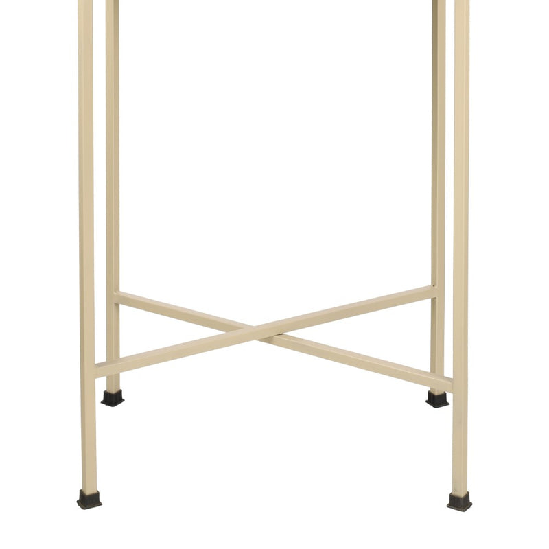 Sterling 26.25" Industrial Classic Metal Foldable Rectangular End Table and Side Table with Removable Tray Top