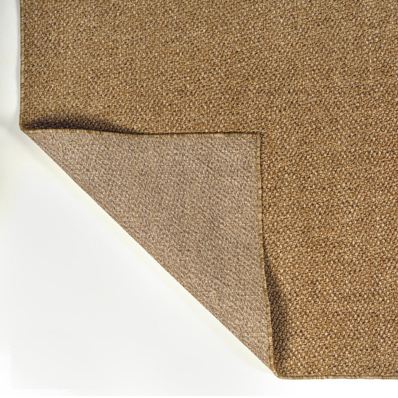 Solana Boho Easy Jute Rustic Solid Color Area Rug