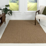 Solana Boho Easy Jute Rustic Solid Color Area Rug