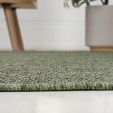 Solana Boho Easy Jute Rustic Solid Color Area Rug
