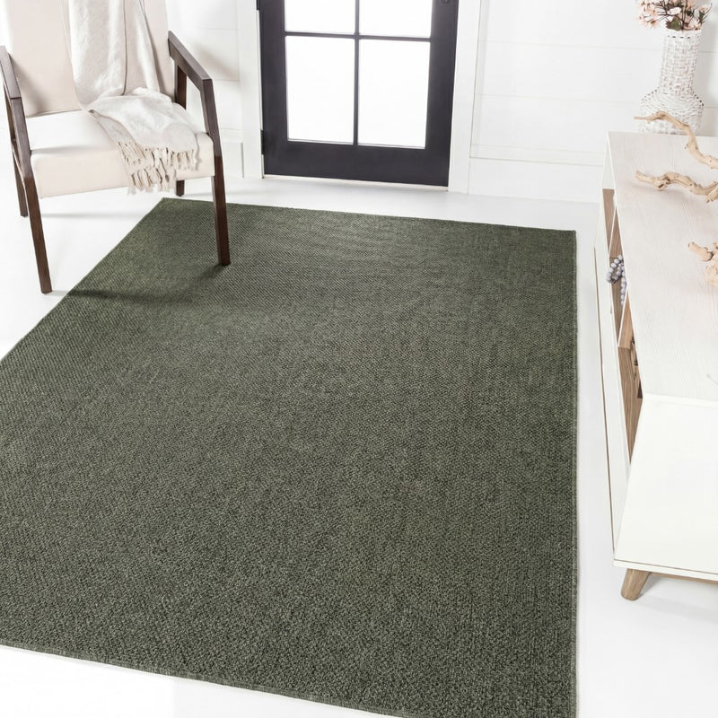 Solana Boho Easy Jute Rustic Solid Color Area Rug
