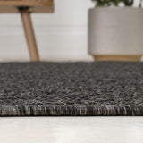 Solana Boho Easy Jute Rustic Solid Color Area Rug