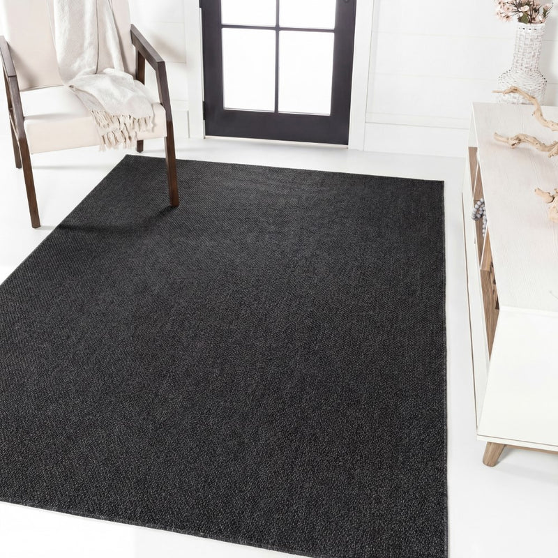 Solana Boho Easy Jute Rustic Solid Color Area Rug