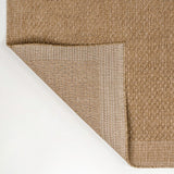 Luma Boho Easy Jute Coastal Border Solid Color Area Rug