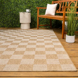 Mason Easy Jute Geometric Boho Checker Weave Area Rug