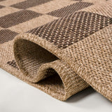 Mason Easy Jute Geometric Boho Checker Weave Area Rug