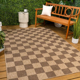 Mason Easy Jute Geometric Boho Checker Weave Area Rug