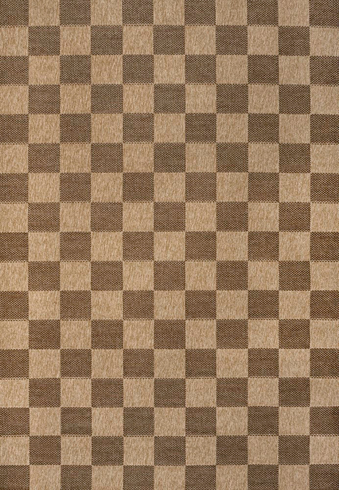 Mason Easy Jute Geometric Boho Checker Weave Area Rug