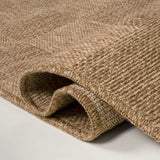 Mason Easy Jute Geometric Boho Checker Weave Area Rug