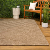 Mason Easy Jute Geometric Boho Checker Weave Area Rug